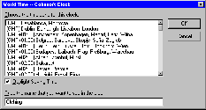 World Time Dialog