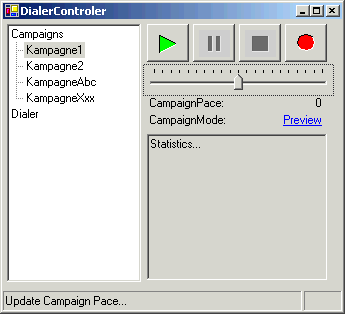 Dialer Service Controller