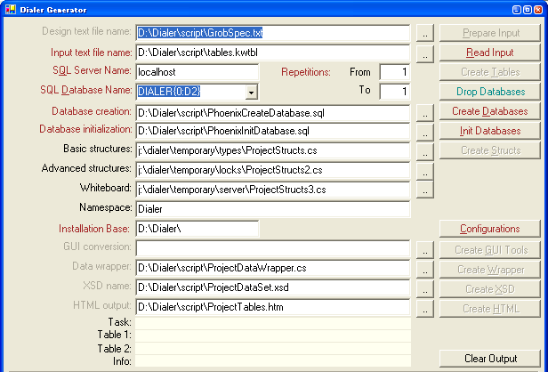 Code and Schema Generator